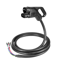 Conectores de carga DC EV 125A 1000V SAE j1772 Ev Cable de carga