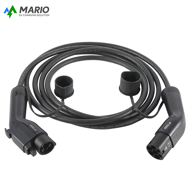 Mode3-Type1-Type2 32A 250V SAE J1772 a IEC 62196-2 Cable de carga para vehículos eléctricos de CA 