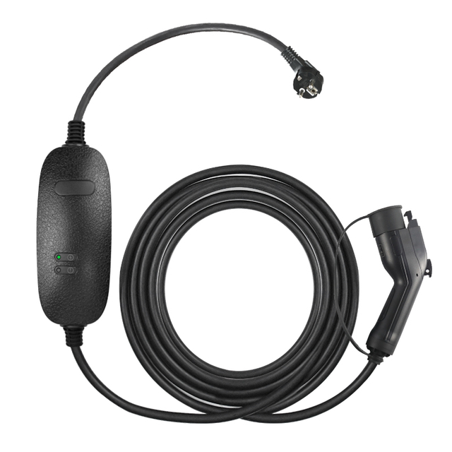 Cargador EV portátil SAE J1772 Mode2-Type1 AC EV conectores de carga 32A 250V